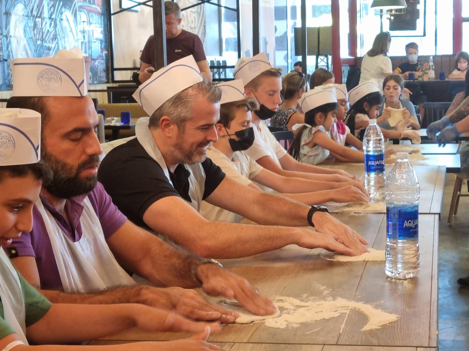 CBD pizza making class at Pizza Express